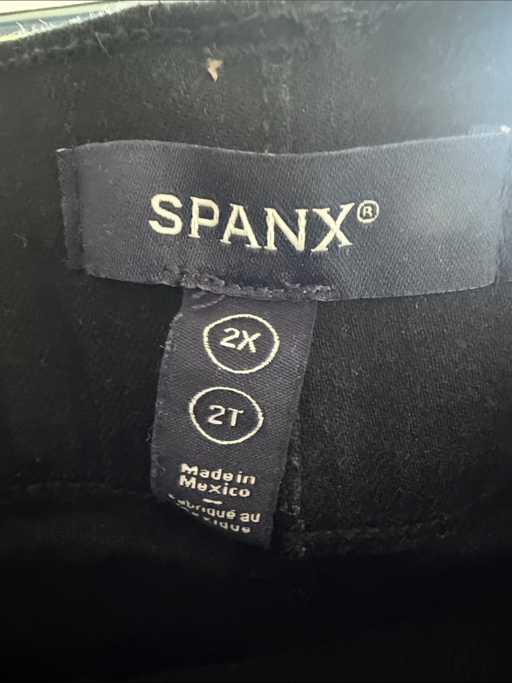 SPANX Black Wide-Leg Flare Jeans - Picture 3 of 3